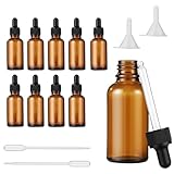 10 Stück Pipettenflaschen,30 mlPipettenflaschen,Pipettenflasche Aus Glas mit...
