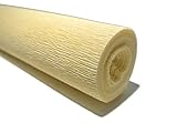 Bellaflor Floristenkrepp 50 cm x 250 cm lichtecht, Nicht ausblutend, Champagner...