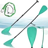 BeGrit Kajak Paddel Schwimmende Doppelpaddel 2-in-1 Verstellbar Kajakpaddel...