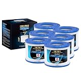 POOLPURE Filter VI für Pool, Filterkartuschen VI für Lay-Z-Spa Miami, Monaco,...