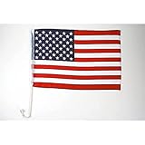 AZ FLAG - Autofahne Usa Vereinigte Staaten - 45x30 cm - Vereinigten Staaten Von...