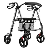 Weinberger Alu-Rollator Basic, faltbar, mit Sitzfläche, Leichtgewicht 6,2 Kg,...