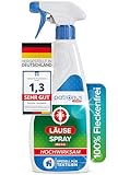 Patronus Läuse Abwehrspray für Textilien & Umgebung [500ml] effektives...