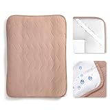 lulumoon Wickelauflagenbezug für Wickelauflage 50x70 cm: Musselin Baumwolle mit...