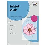 PPD 10 x A4 Inkjet Premium Overheadfolie für vollfarbige Ausdrucke in höchster...