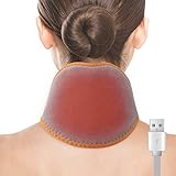 Comfheat Elektrische Heizkissen USB für Nackenschmerzen Relief, weicher Plüsch...
