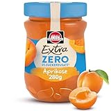 Schwartau Extra Zero Aprikose, Konfitüre ohne Zuckerzusatz, 13 kcal pro 25g,...