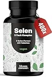 Selen hochdosiert 3-Fach-Komplex - 400 Tabletten - 200µg Selen aus drei Quellen...