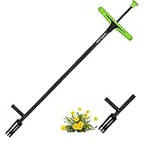FLORA GUARD 100cm Unkrautstecher zum Aufstellen, 4 hochfeste Krallen aus...
