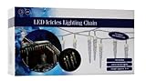 Haushalt International LED Eiszapfen Lichterkette 40 Zapfen - warmweiß -...