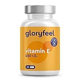 Vitamin E 210 Kapseln - 400 IE bioaktives Vitamin E pro Kapsel - Hochdosiert...