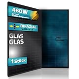 SUNNIVA® Solarmodul 460 W FULL BLACK Bifazial Glas/Glas PV Modul Solarpanel -...