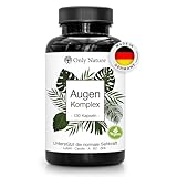 NEU: Augenvitamine - 130 Lutein Zeaxanthin Kapseln mit Beta Carotin, Vitamin B2,...