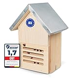 Oramics Marienkäferhaus Marienkäfer Hotel Insektenhotel aus Kiefernholz mit...