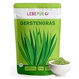 Lebepur BIO Gerstengras Pulver 500g | aus deutschem Anbau | Rohkostqualität |...