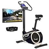 skandika Ergometer Morpheus, Fitnessbike, Heimtrainer mit Bluetooth, Pulsgurt,...