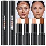 Lilbitty 4 Farben Konturenstift Make-up Set Concealer Stick Creme Konturierung...