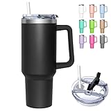 HNCY Thermobecher mit 2-in-1-Deckel 1180ML, Kaffeebecher to go Thermo,...