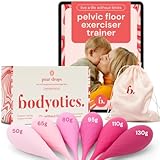 Bodyotics Beckenbodentrainer für Frauen - Komplettes Kegel-Trainings-Set -...