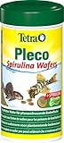 Tetra Pleco Algae Wafers - Fischfutter mit Spirulina-Algen für algenweidende...