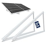NuaSol PV Solarpanel Halterung 46 Zoll /118 cm | 2er Set Solarmodul-Halterung...