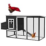 Miweba MyAnimal Hühnerstall MH-04 | 174x76x103 cm - Für 4 Hühner mit Eiablage...