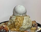 Zimmerbrunnen Kugelbrunnen Wien in Keramikschale d: 22 cm (Schalenfarbe:...
