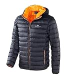 Black Crevice Herren Steppjacke I wind- & wasserabweisende Herren-Jacke I...