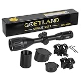 Goetland Gewehr Zielfernrohr 3-9x50 Airsoft Mil Dot Optik R4 Absehen mit Montage...