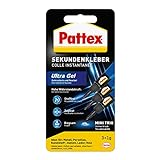 Pattex Sekundenkleber Ultra Gel Mini Trio, extra starker & flexibler Superkleber...