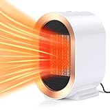 Heizlüfter Energiesparend 1200W, Tragbare PTC Keramik Heizung Elektrisch...