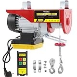 Elektrische Seilwinde，Hebeleistung 800kg,12m Seilzug Motorwinde 1450W,10m/min...
