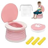 Bolale Reise Töpfchen für Kinder,Mobile Toilette Kinder,Faltbares...