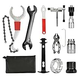 YDIAMEJ 10 Pcs Fahrrad Werkzeug Set, Fahrrad Kassette Removal Tool mit 3-in-1...