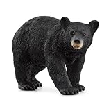 schleich 14869 Amerikanischer Schwarzbär, ab 3 Jahren, WILD LIFE - Spielfigur,...