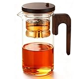 Behogan 800ml Glas-Teekanne mit Teesieb: Hochwertiges Borosilikatglas, Magische...