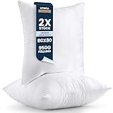 Utopia Bedding 2er Set Kissenfüllung 80 x 80 cm, Innenkissen Füllkissen...