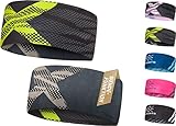 Atmungsaktives Sport Stirnband Damen & Herren - schnelltrocknendes Kopfband zum...