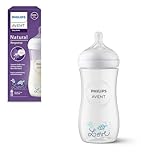Philips Avent, Natural Response Babyfläschchen 330 ml mit Durchflussrate 4,...
