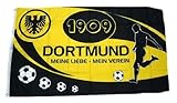 Fahne Flagge Dortmund Meine Liebe Mein Verein 90 x 150 cm