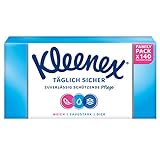 Kleenex Täglich Sicher Taschentücher-Box, 3-lagig, Für den täglichen...