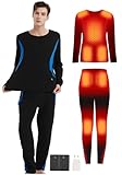 CYCYHEAT Beheizbare Unterwäsche Herren & Damen – Elastisches...