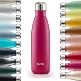 Blumtal® Trinkflasche Edelstahl Charles - Thermosflasche 500 ml - BPA-freie...