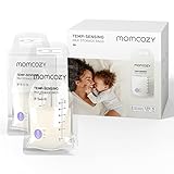 Momcozy Muttermilch-Aufbewahrungsbeutel, 120 Stück Temperaturfühlende...