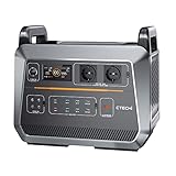 CTECHi Tragbare Powerstation 2000W, 1536Wh Solar Generator mit LiFePo4 Batterie,...