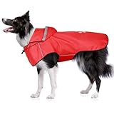 BiPawTi Regenjacken für Hunde Mittlere – Wasserdichter Hundemantel,...