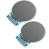 2 Stücke GC9A01 1,28-Zoll kreisförmiger TFT-Bildschirm für Arduino RGB IPS HD...