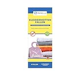 Hochwertige Kleidermottenfallen - 8 Mottenfallen für den Kleiderschrank mit...