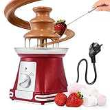 Schokobrunnen Edelstahl Elektrisch, Schokoladenbrunnen Klein, Mit Thermostat,...
