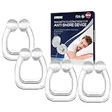 2025 UPGRADED Schnarchstopper Premium Nasenclip [4er Set], Neuartige...